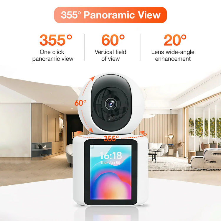 Video Calling Camera White Color