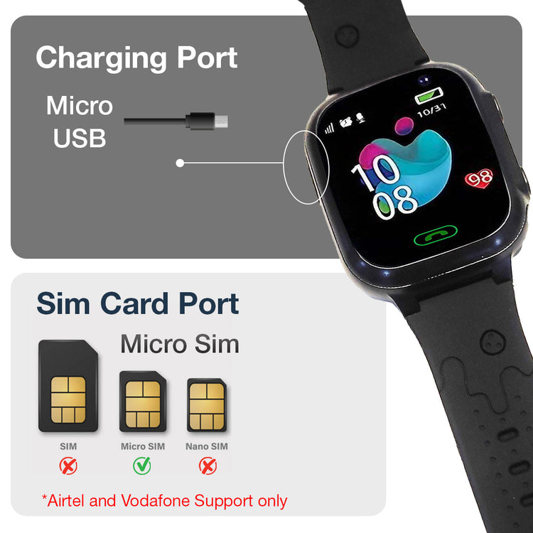 S2 Pro Kids Smart Watch for Boys & Girls