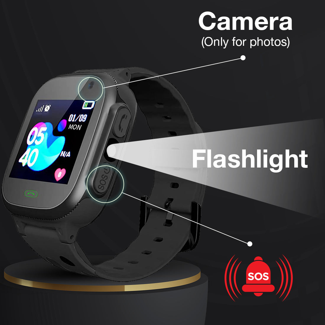 S2 Pro Kids Smart Watch for Boys & Girls