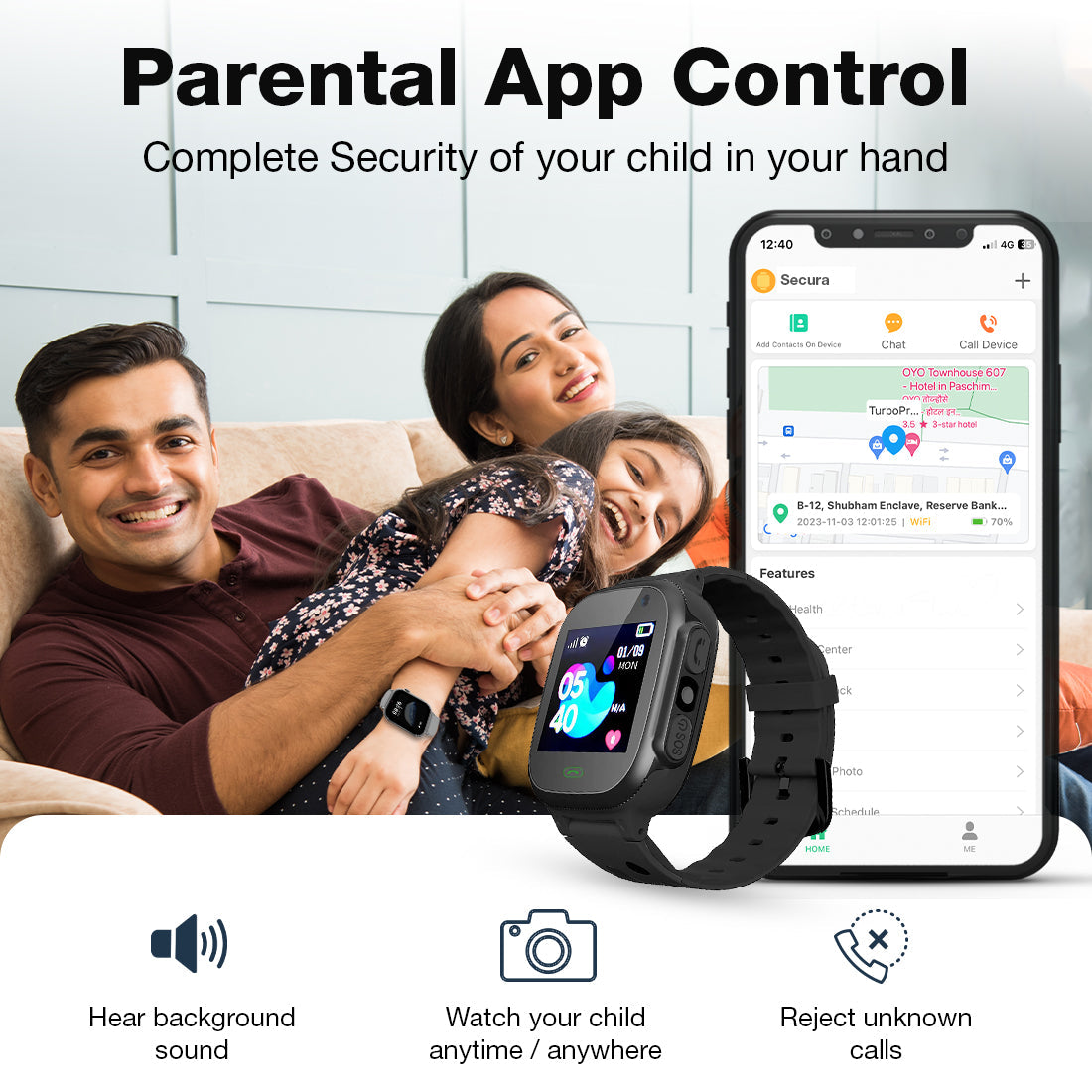 S2 Pro Kids Smart Watch for Boys & Girls