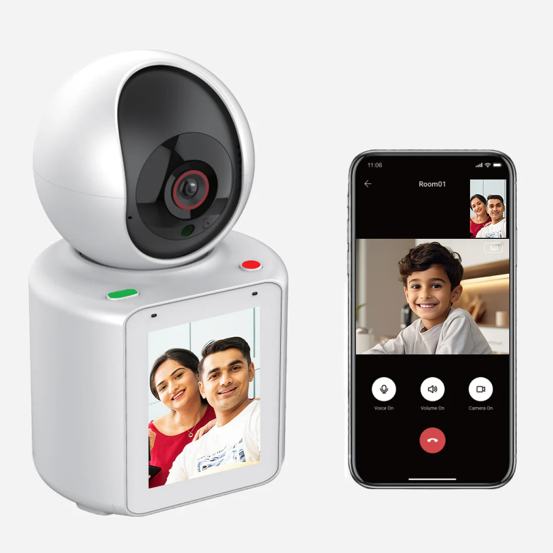 Video Calling Camera Beige Color