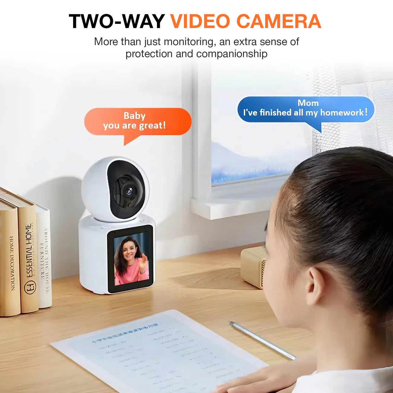 Video Calling Camera Beige Color