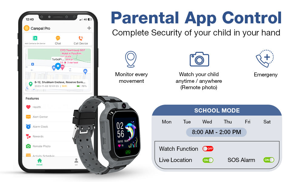Carepal Pro 4G Kids Smart Watch Phone