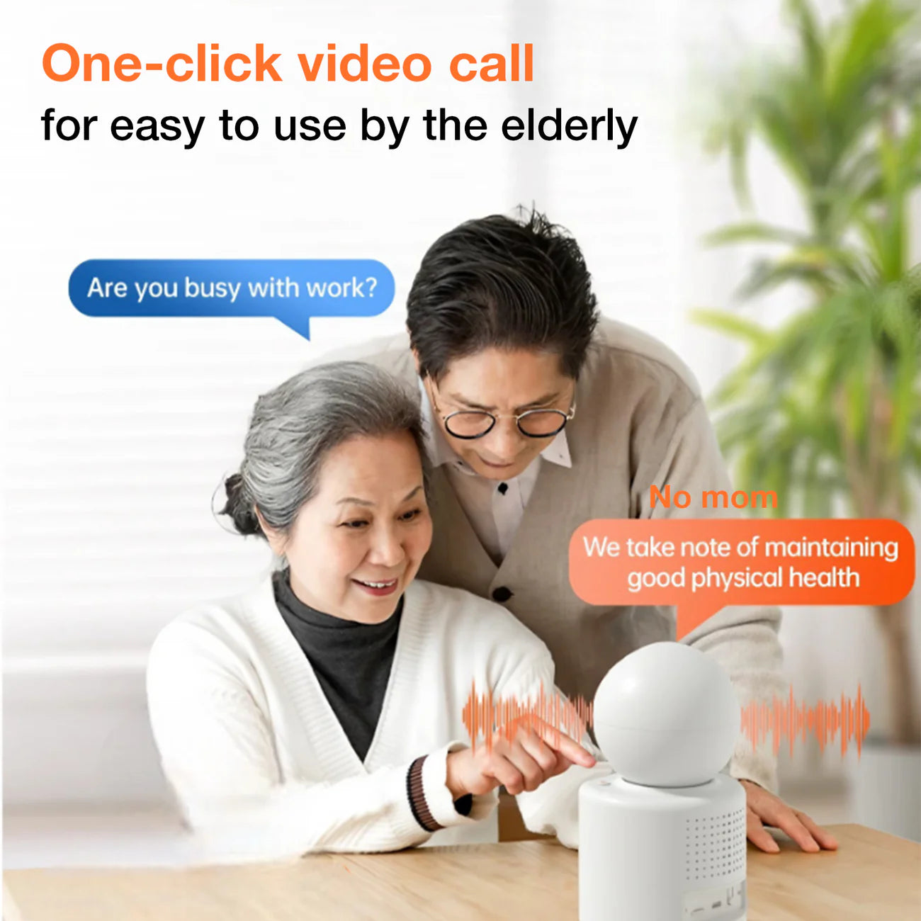 Video Calling Camera White Color
