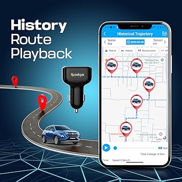 Car GPS Tracker | Real Time Tracking | Electronic Geo Fence | For Car, Bike, Scooty |  30 Days Battery Backup