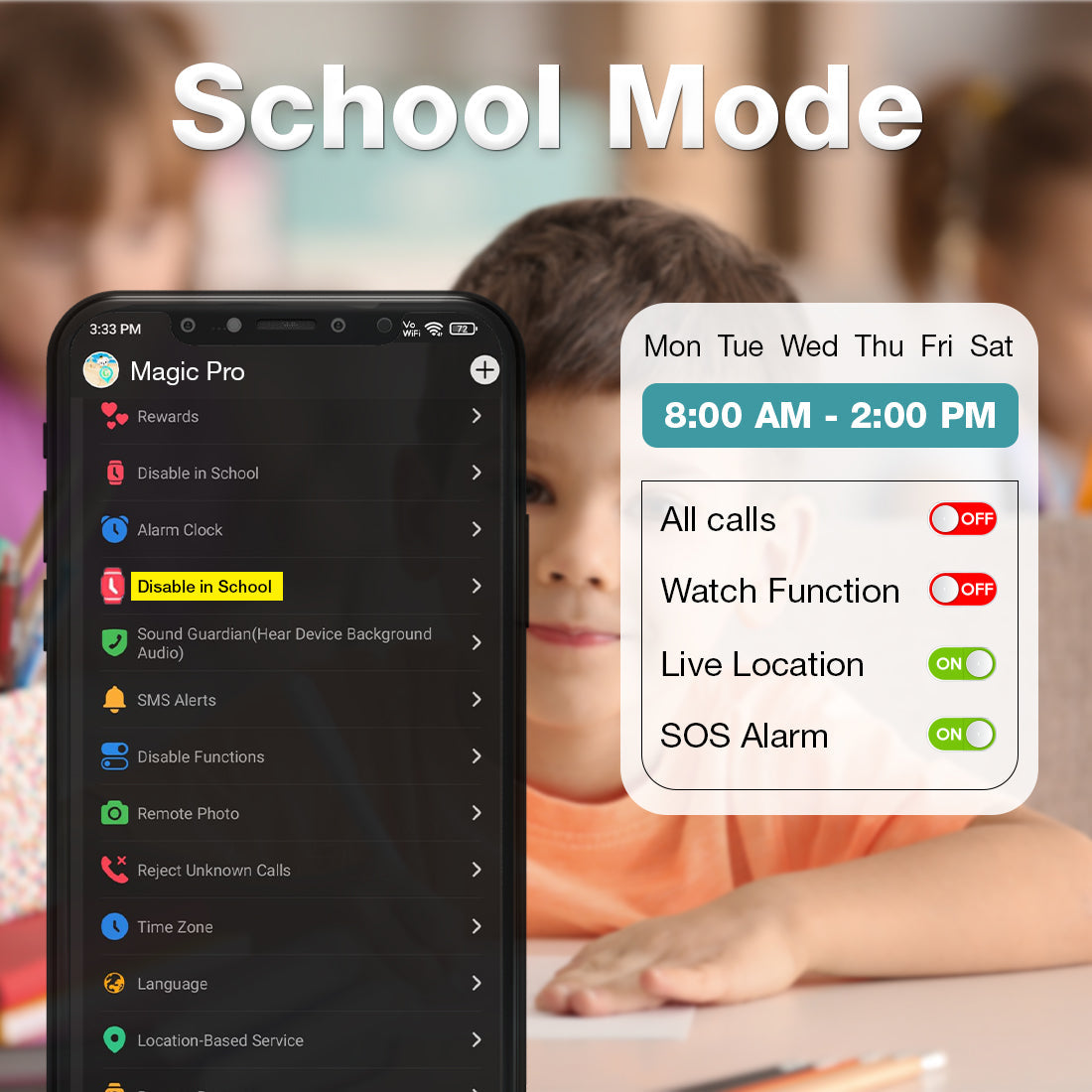 Magic Pro Kids Smart Watch